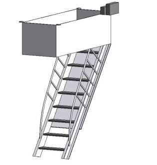 Auto-Electric Disappearing Stairway with Standard Box Frame