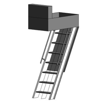 Automatic Simplex for Ceiling Height of 9 Ft. 10 In. to 12 Ft. 0 In. with Box Frame