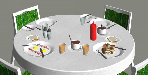 Breakfast Setting 2 - Parametric