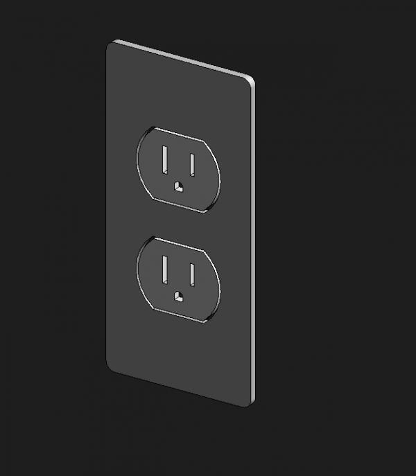 Face based Electrical _ Outlet Socket