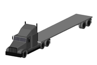 Flatbed lorry