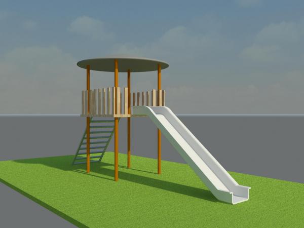 Playground Slide House