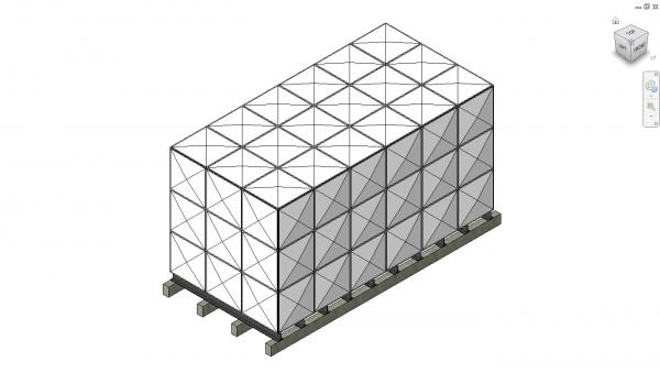 Square Water Tank - GRP