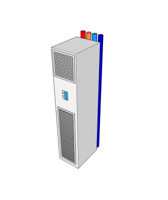 Vertical fan coil unit