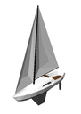 Yacht w. Sails